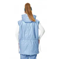 Жилет T&n 7736 голубой перламутр.