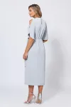 Платье Bazalini 5059 серо-голубой Платье Bazalini 5059 серо-голубой