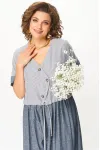 Платье Michel Chic 2181 джинс полоска
