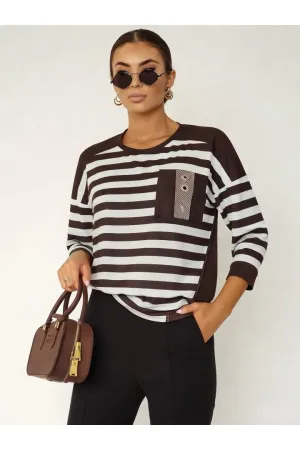 Блузка Nika.pl 0203104 Emi-31 Коричневый