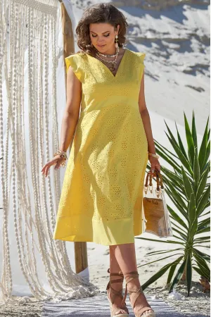Платье Vittoria Queen 21463 желтый