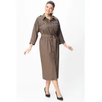 Платье Rishelie 1009 коричневый