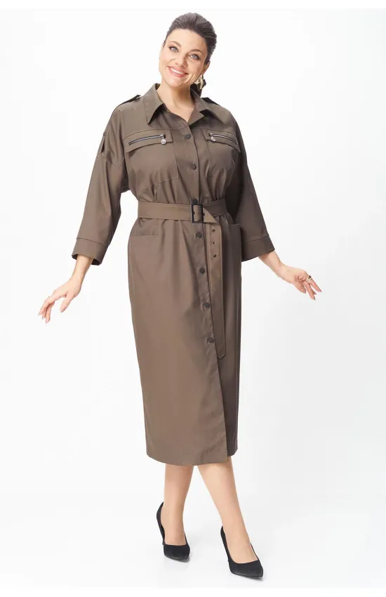 Платье Rishelie 1009 коричневый