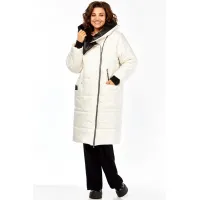 Пальто Диамант 2129 экрю