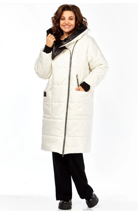 Пальто Диамант 2129 экрю