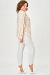 Блузка Svetlana Style 2304 бежевый листики