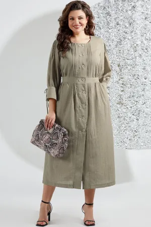 Платье Mira Fashion 5552-4 хаки