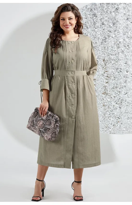 Платье Mira Fashion 5552-4 хаки