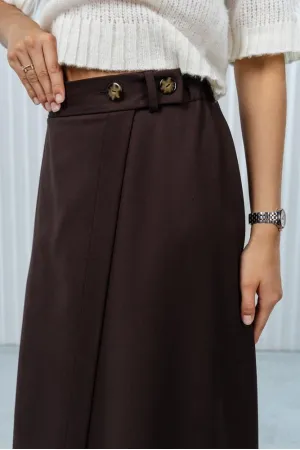 Юбка Romgil рт0128-ви2 шоколадный
