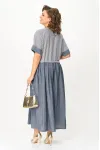 Платье Michel Chic 2181 джинс полоска