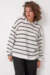 Кофта Begimoda 4137 Чёрно-белый
