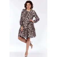 Платье Милора-Стиль 1035 леопард Платье Милора-Стиль 1035 леопард