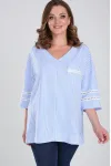 Блузка Modema 767-2 голубая полоска