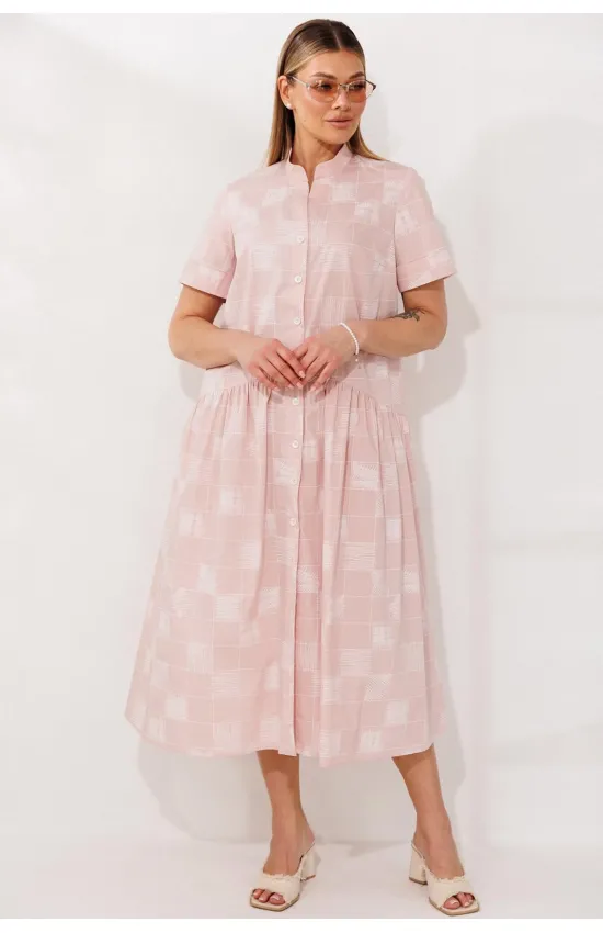 Платье Мода-Юрс 26-2981 розовый