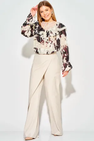 Брюки Laikony L-024 топленое молоко