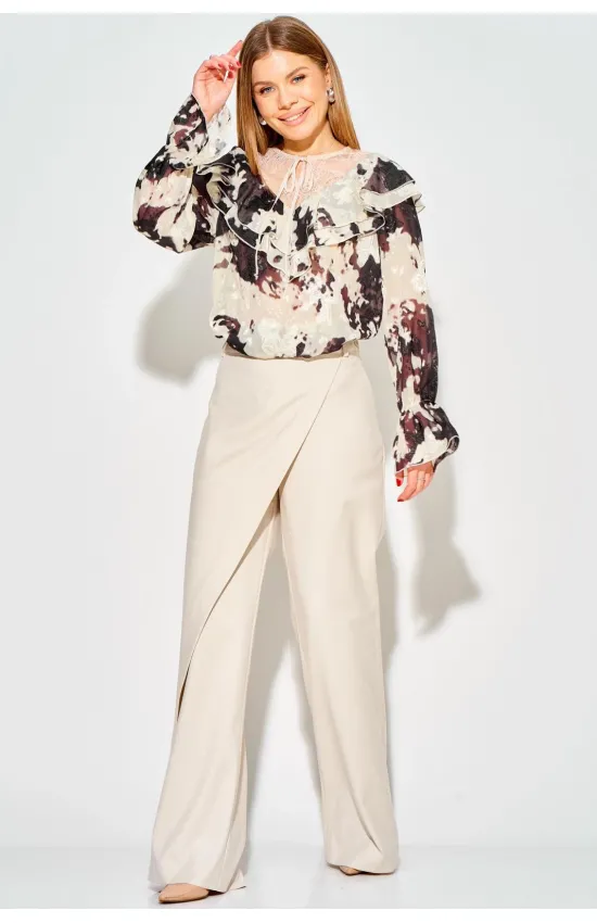 Брюки Laikony L-024 топленое молоко