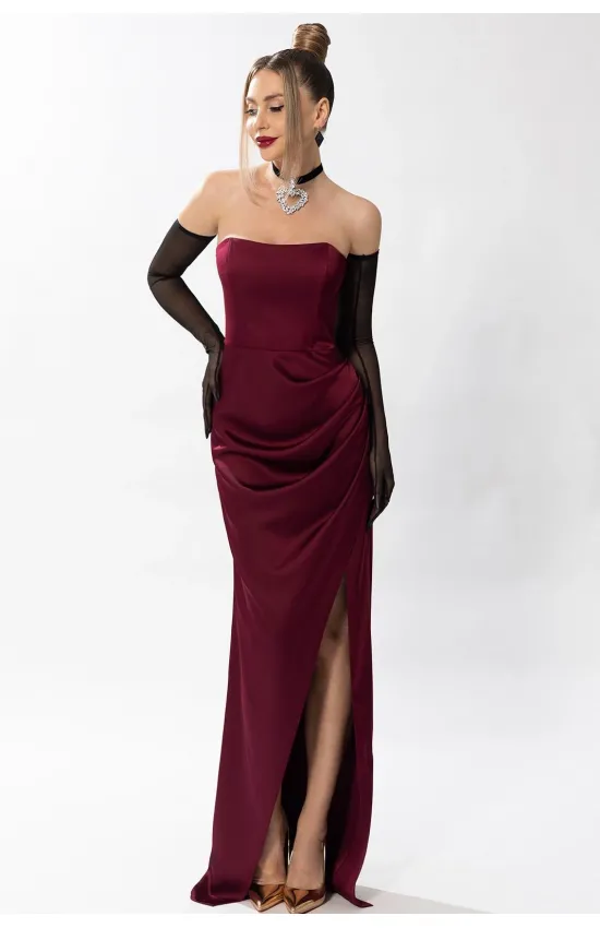 Платье Golden Valley 44241 бордовый