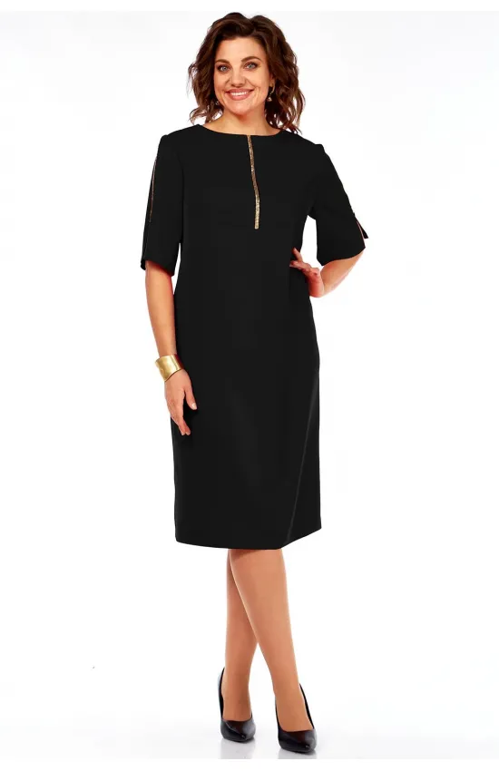 Платье Ольга Стиль С984 черный