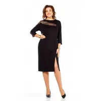 Платье Ольга Стиль С978 черный
