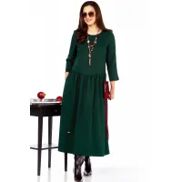 Платье Taita Plus 2524-3 бутылочный Платье Taita Plus 2524-3 бутылочный
