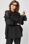 Блузка Eva Grant 7174-1 черный Блузка Eva Grant 7174-1 черный