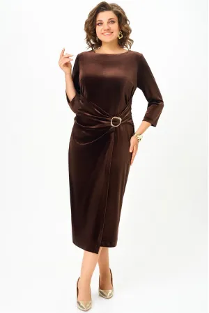 Платье Дали 7062 шоколад