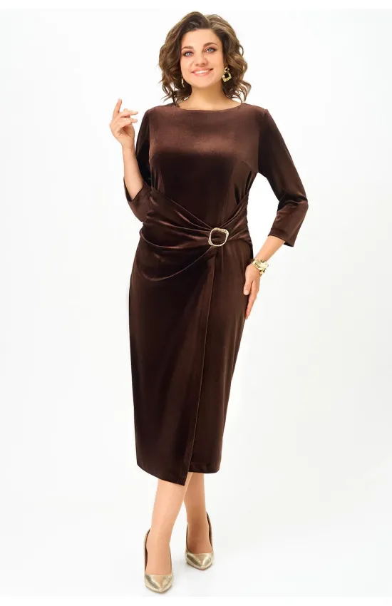 Платье Дали 7062 шоколад