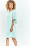 Платье Euromoda 734 мятный Платье Euromoda 734 мятный