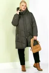 Пальто Shetti 2204 серо-зеленый