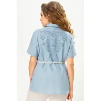 Блузка Fita 20462 Загорка небесный