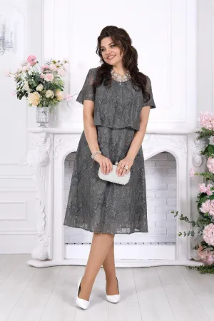 Платье Ninele 7539 Серый