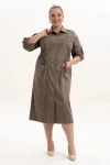 Платье Algranda 4122-2 Хаки