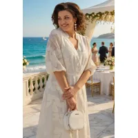 Платье Лилиана 1537 экрю