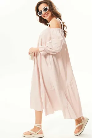 Платье Mislana С937 розовый