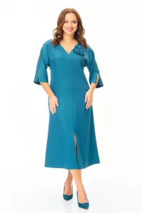 Платье T&n 7711 бирюза темная