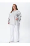 Блузка Condra Deluxe 16285 серый Блузка Condra Deluxe 16285 серый