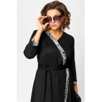 Платье Eva Grant 7220Н черный+серый