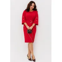 Платье Галеан Cтиль 998 красный