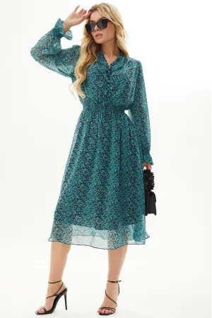 Платье Mislana 970 бирюза