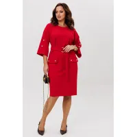 Платье Галеан Cтиль 998 красный
