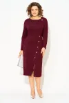 Платье Лилиана 1501 бордо(винный) Платье Лилиана 1501 бордо(винный)