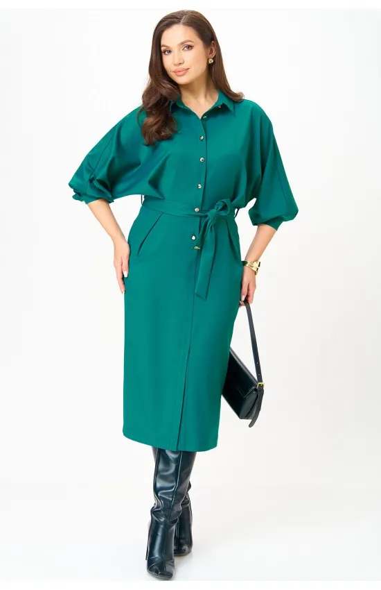 Платье Michel Chic 2189 изумрудный