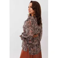 Блузка Mislana 1192 хаки