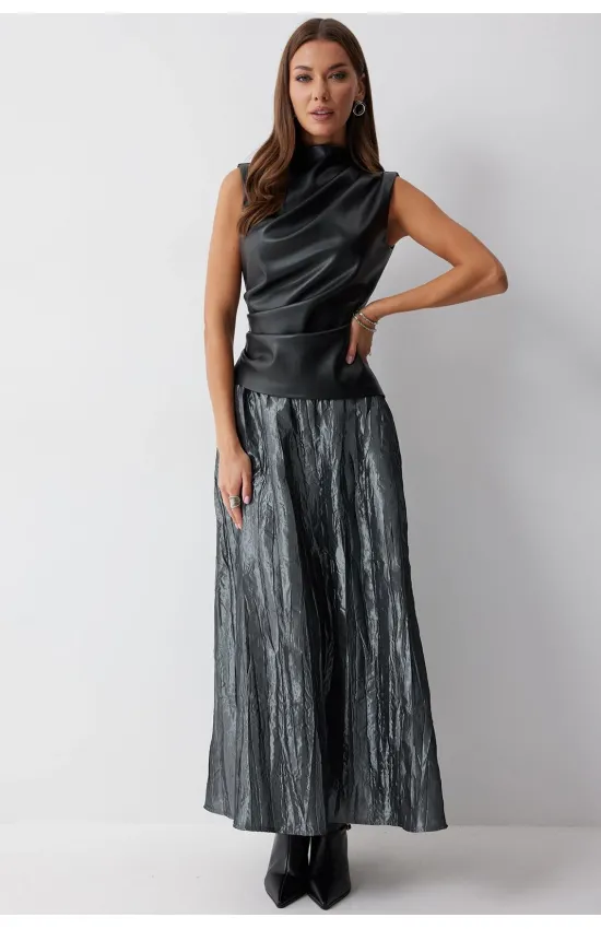 Юбка Люше 4215 серебро