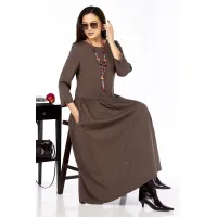 Платье Taita Plus 2524-1 капучино Платье Taita Plus 2524-1 капучино