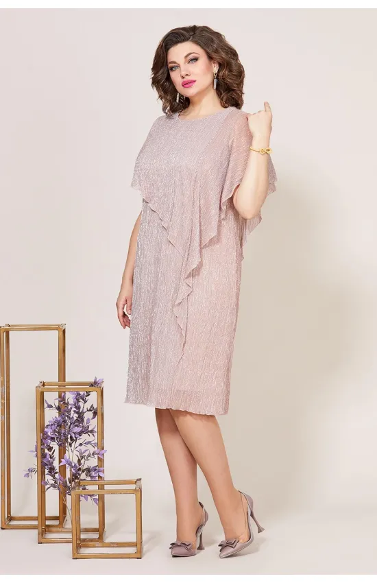 Платье Mira Fashion 5258 пудра