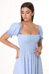 Платье Anelli 1032 голубой