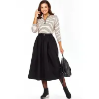 Платье Bagira 1058 бежево-черный Платье Bagira 1058 бежево-черный