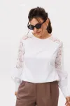 Блузка Anelli 1685 паутина кружева