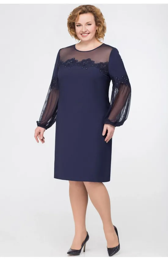 Платье Svetlana Style 1036 темно-синий